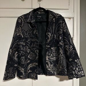 Kasper Jacquard Brocade Floral Blazer (10P)